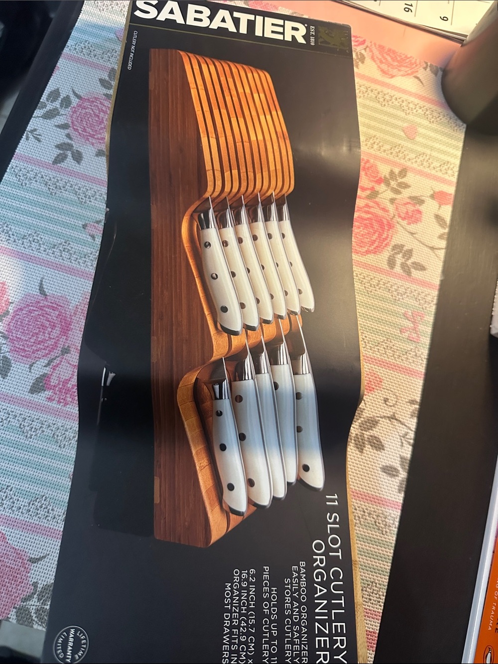 Sabatier 11-Slot Cutlery Organizer NWT